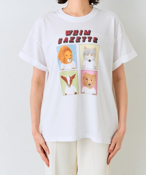Whim Gazette(ウィムガゼット)の「【UNFORTUNATE PORTRAIT】別注WHIM TEE(Tシャツ/カットソー・レディース・ブラック/ホワイト・SMALL/LARGE)」の21枚目の写真