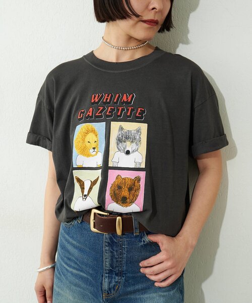 Whim Gazette(ウィムガゼット)の「【UNFORTUNATE PORTRAIT】別注WHIM TEE(Tシャツ/カットソー・レディース・ブラック/ホワイト・SMALL/LARGE)」の19枚目の写真