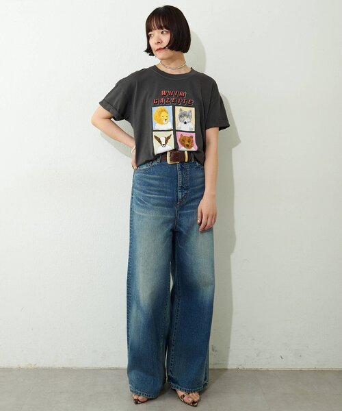 Whim Gazette(ウィムガゼット)の「【UNFORTUNATE PORTRAIT】別注WHIM TEE(Tシャツ/カットソー・レディース・ブラック/ホワイト・SMALL/LARGE)」の15枚目の写真