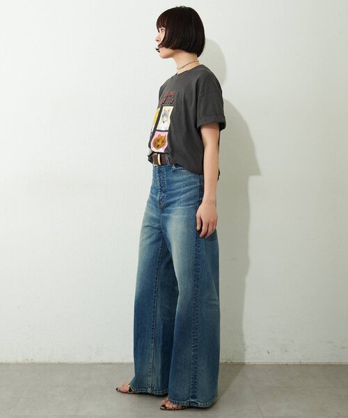 Whim Gazette(ウィムガゼット)の「【UNFORTUNATE PORTRAIT】別注WHIM TEE(Tシャツ/カットソー・レディース・ブラック/ホワイト・SMALL/LARGE)」の16枚目の写真