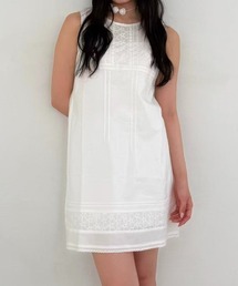 COTTON STAR LACE DRESS / コットンスターレースドレス
