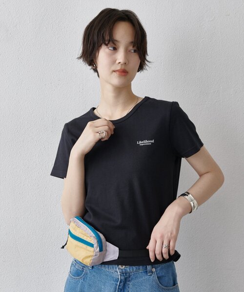 COLONY 2139（コロニートゥーワンスリーナイン）の「汗染み防止ワンポイントロゴTシャツ（Tシャツ/カットソー・レディース・ホワイト/ピンク/ブラック・FREE）」の6枚目の写真
