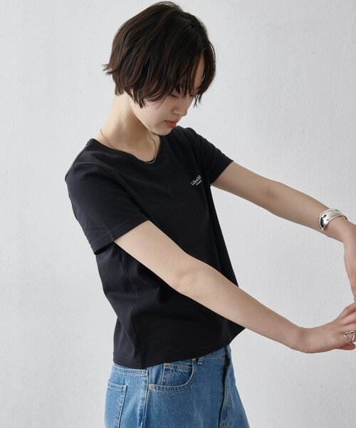 COLONY 2139（コロニートゥーワンスリーナイン）の「汗染み防止ワンポイントロゴTシャツ（Tシャツ/カットソー・レディース・ホワイト/ピンク/ブラック・FREE）」の13枚目の写真