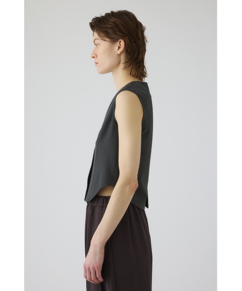RIM.ARK（リムアーク）の「Comfy vest tops(コンフィー ベスト トップス)（ベスト・レディース・ブラック/ブラウン/グレー・FREE）」の14枚目の写真