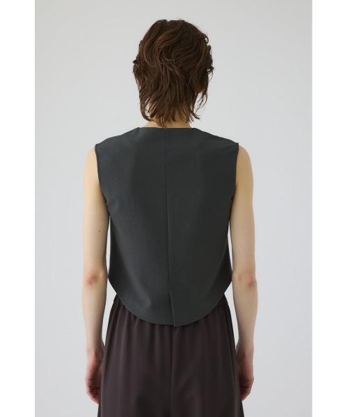RIM.ARK（リムアーク）の「Comfy vest tops(コンフィー ベスト トップス)（ベスト・レディース・ブラック/ブラウン/グレー・FREE）」の15枚目の写真