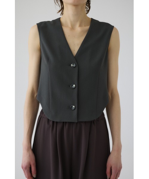 RIM.ARK（リムアーク）の「Comfy vest tops(コンフィー ベスト トップス)（ベスト・レディース・ブラック/ブラウン/グレー・FREE）」の16枚目の写真