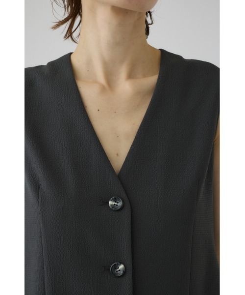 RIM.ARK（リムアーク）の「Comfy vest tops(コンフィー ベスト トップス)（ベスト・レディース・ブラック/ブラウン/グレー・FREE）」の17枚目の写真