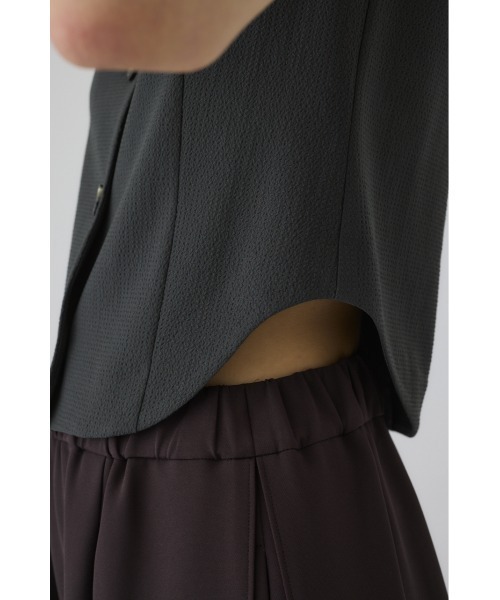 RIM.ARK（リムアーク）の「Comfy vest tops(コンフィー ベスト トップス)（ベスト・レディース・ブラック/ブラウン/グレー・FREE）」の21枚目の写真