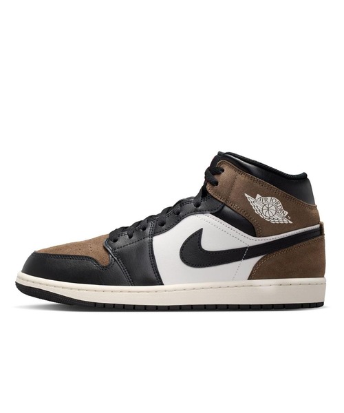JORDAN BRAND(ジョーダンブランド)の「AIR JORDAN 1 MID DQ8426-007(スニーカー・メンズ・ブラック・27.5cm/26.5cm/25.5cm/29.0cm/28.0cm/27.0cm/26.0cm/25.0cm/28.5cm)」の2枚目の写真