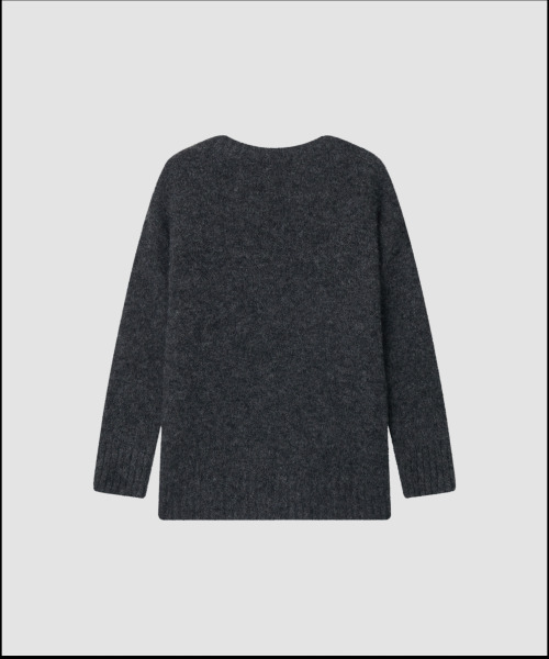 THE LILLE(ザ リル)の「Nia Hairy V Knit_Charcoal(ニット/セーター・レディース・その他・FREE)」の3枚目の写真