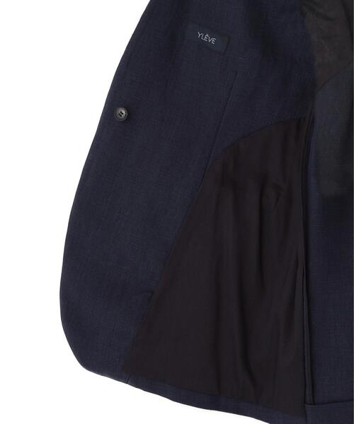 YLEVE（イレーヴ）の「YLEVE / LINEN DOUBLE CLOTH NO SLEEVE JACKET（テーラードジャケット・レディース・ネイビー・1/0）」の7枚目の写真