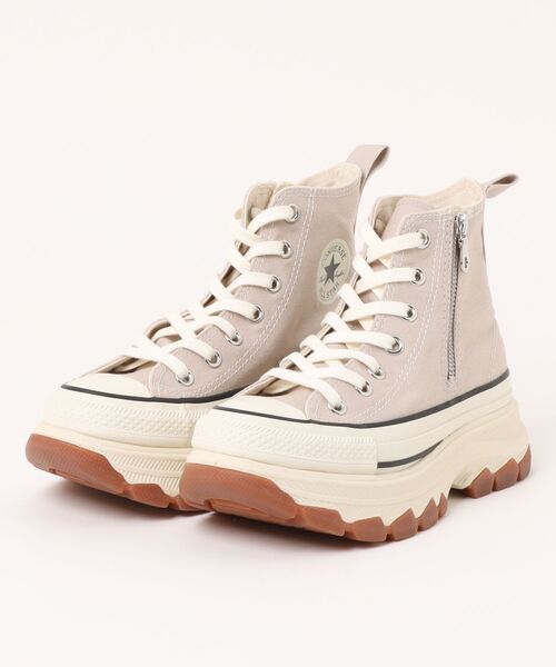 CONVERSE(コンバース)の「CONVERSE コンバース AS TREKWAVE Z HI オールスター トレックウエーブ Z HI 31318701 SAND BEIGE(スニーカー・メンズ・ベージュ・6h/7/7h/8/8h/9/9h/10h/3h/4/4h/5/5h)」の1枚目の写真