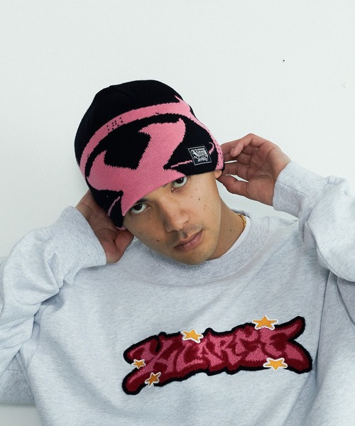 XLARGE（エクストララージ）の「X MONSTER LOGO BEANIE（キャップ・メンズ・ブラック/ネイビー/ブラウン・ONE SIZE）」の15枚目の写真