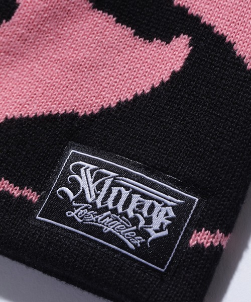 XLARGE（エクストララージ）の「X MONSTER LOGO BEANIE（キャップ・メンズ・ブラック/ネイビー/ブラウン・ONE SIZE）」の8枚目の写真
