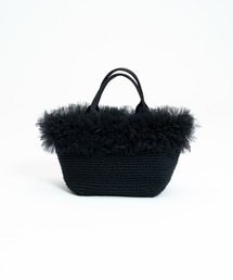 STRAWBERRY-FIELDS | チュールフリルニットBAG(トートバッグ)