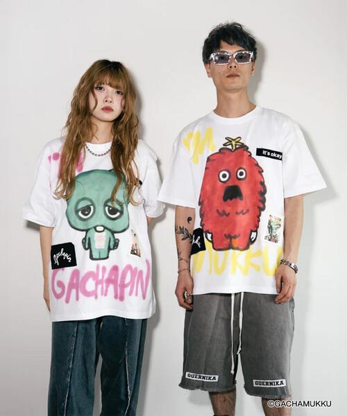 ROYAL FLASH(ロイヤルフラッシュ)の「guernika/ゲルニカ/MUKKU Paint-T(Tシャツ/カットソー・メンズ・ホワイト・2XL)」の6枚目の写真