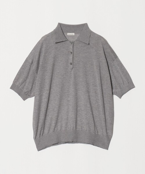 Steven Alan(スティーブンアラン)の「<Steven Alan>オーバーサイズ ポロニット(ニット/セーター・レディース・ライトピンク/グレー系・FREE)」の10枚目の写真
