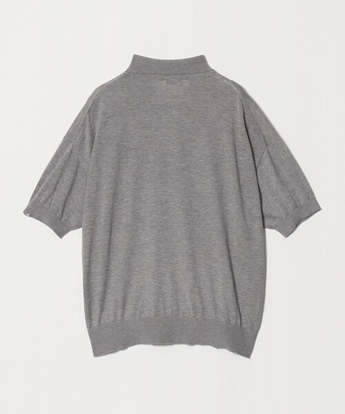 Steven Alan(スティーブンアラン)の「<Steven Alan>オーバーサイズ ポロニット(ニット/セーター・レディース・ライトピンク/グレー系・FREE)」の14枚目の写真