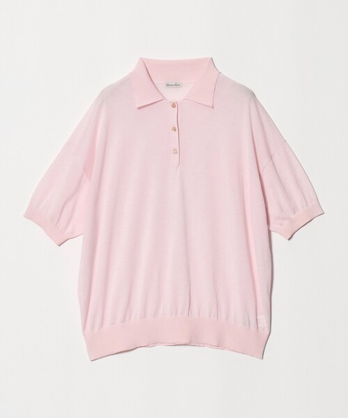 Steven Alan(スティーブンアラン)の「<Steven Alan>オーバーサイズ ポロニット(ニット/セーター・レディース・ライトピンク/グレー系・FREE)」の16枚目の写真
