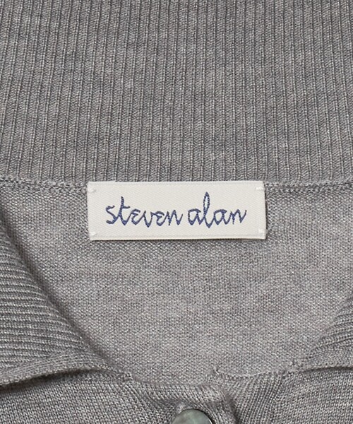Steven Alan(スティーブンアラン)の「<Steven Alan>オーバーサイズ ポロニット(ニット/セーター・レディース・ライトピンク/グレー系・FREE)」の15枚目の写真