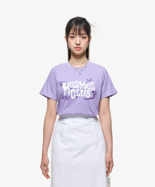 MOZMOZ(モズモズ)の「ラブリーウィメンズスタンダード半袖Tシャツパープル(Tシャツ/カットソー・レディース・その他・FREE)」の2枚目の写真