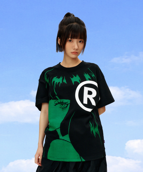 LAUGHER(ラファー)の「レイTシャツ - ブラック(Tシャツ/カットソー・レディース・その他・LARGE/MEDIUM/X-LARGE)」の4枚目の写真