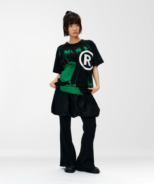 LAUGHER(ラファー)の「レイTシャツ - ブラック(Tシャツ/カットソー・レディース・その他・LARGE/MEDIUM/X-LARGE)」の5枚目の写真