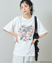 SANRIO/サンリオ 'HELLO KITTY' コラージュ プリントTシャツ