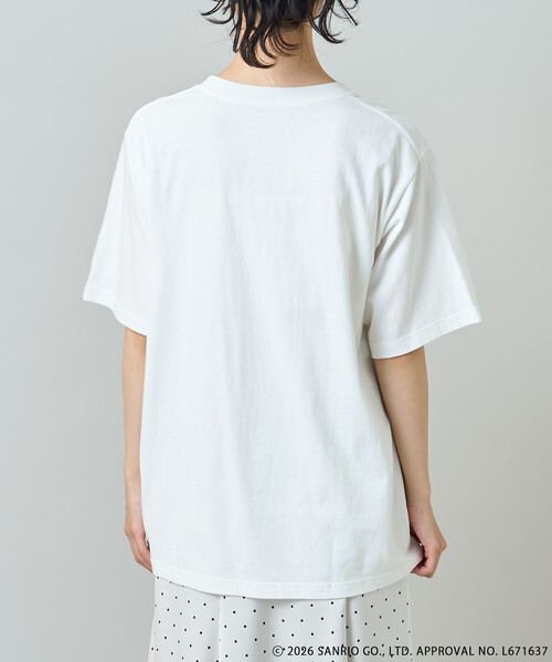 FREAK'S STORE(フリークスストア)の「SANRIO/サンリオ 'HELLO KITTY' コラージュ プリントTシャツ(Tシャツ/カットソー・レディース・チャコール/オフホワイト・フリ-)」の13枚目の写真