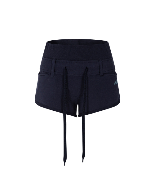 PLEASENOFOLLOW(プリーズノーフォロー)の「Dan Rose Logo Shorts (Navy)(その他パンツ・レディース・その他・SMALL/MEDIUM)」の3枚目の写真
