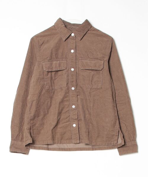BANANA REPUBLIC FACTORY STORE(バナナリパブリック ファクトリーストア)の「BANANA REPUBLIC FACTORY STORE リラックスフィットコーデュロイシャツ(シャツ/ブラウス・レディース・アイボリー/ブラウン/ネイビー・L/M/S/XS)」の9枚目の写真