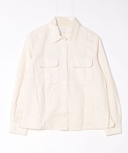 BANANA REPUBLIC FACTORY STORE(バナナリパブリック ファクトリーストア)の「BANANA REPUBLIC FACTORY STORE リラックスフィットコーデュロイシャツ(シャツ/ブラウス・レディース・アイボリー/ブラウン/ネイビー・L/M/S/XS)」の8枚目の写真
