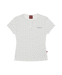 Bloom Henley Neck Slim Fit T-shirts White