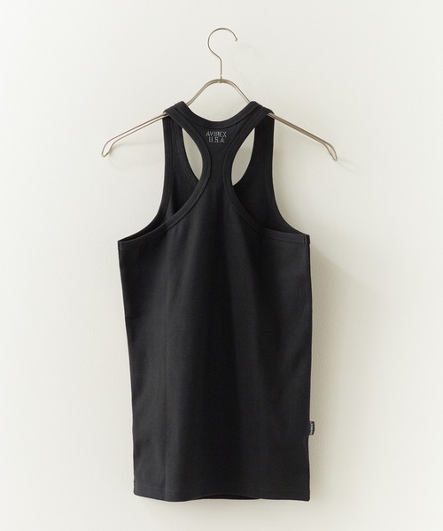 AVIREX(アヴィレックス)の「AVIREX/アビレックス DAILY RIB TANK TOP(タンクトップ・メンズ・ブラック/ホワイト・L/M/S)」の10枚目の写真