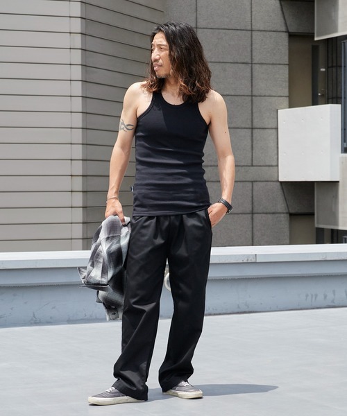 AVIREX(アヴィレックス)の「AVIREX/アビレックス DAILY RIB TANK TOP(タンクトップ・メンズ・ブラック/ホワイト・L/M/S)」の13枚目の写真