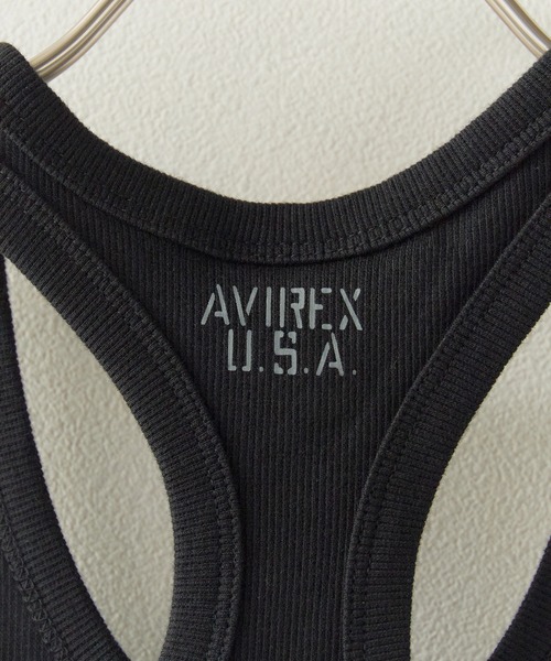 AVIREX(アヴィレックス)の「AVIREX/アビレックス DAILY RIB TANK TOP(タンクトップ・メンズ・ブラック/ホワイト・L/M/S)」の19枚目の写真
