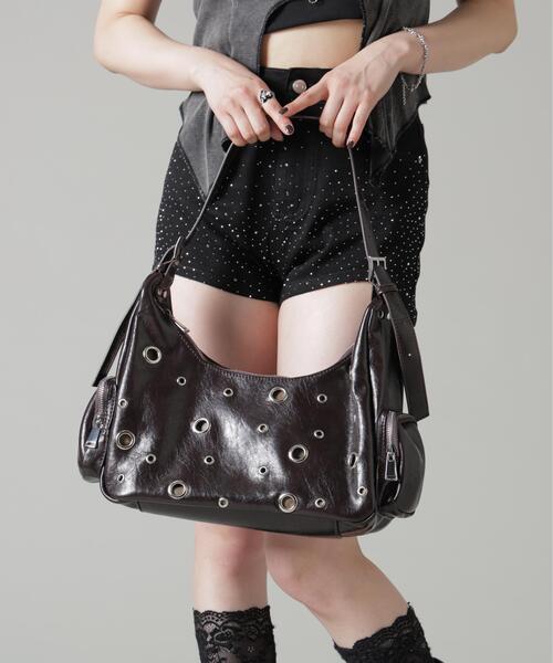 B'2nd(ビーセカンド)の「MAVYTH/メヴィス/PRISM PANSHING SHOULDER BAG(ショルダーバッグ・レディース・ブラウン/シルバー・F)」の3枚目の写真