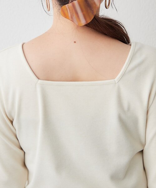 Remind me and forever(リマインドミーアンドフォーエバー)の「前後2WAYネックプルオーバー(Tシャツ/カットソー・レディース・その他12/グレー/ブラック/アイボリー・FREE)」の22枚目の写真