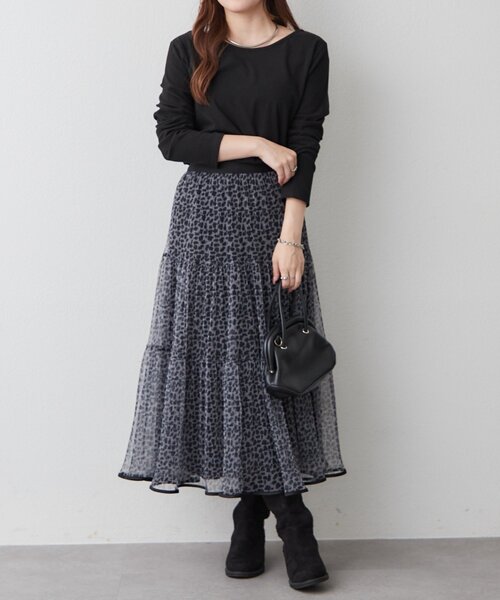 Remind me and forever(リマインドミーアンドフォーエバー)の「前後2WAYネックプルオーバー(Tシャツ/カットソー・レディース・その他12/グレー/ブラック/アイボリー・FREE)」の16枚目の写真