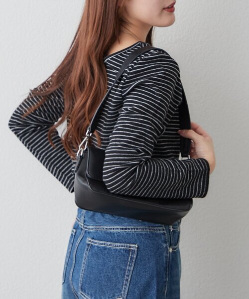 Remind me and forever(リマインドミーアンドフォーエバー)の「前後2WAYネックプルオーバー(Tシャツ/カットソー・レディース・その他12/グレー/ブラック/アイボリー・FREE)」の12枚目の写真