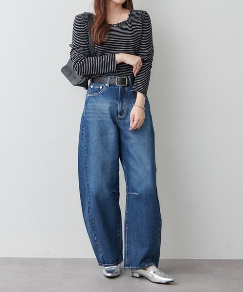 Remind me and forever(リマインドミーアンドフォーエバー)の「前後2WAYネックプルオーバー(Tシャツ/カットソー・レディース・その他12/グレー/ブラック/アイボリー・FREE)」の14枚目の写真