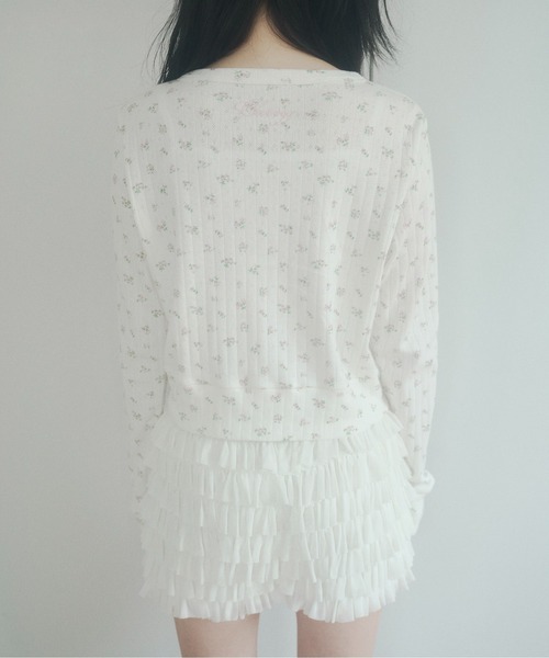 chernyy(チェルニー)の「chernyy eyelet cardigan / アイレットコンパクトカーディガン(カーディガン/ボレロ・レディース・ホワイト/ブラック・SMALL/MEDIUM/LARGE)」の17枚目の写真