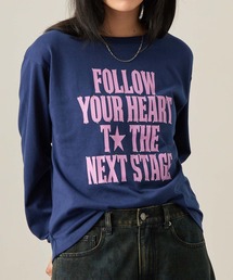 Snap club（スナップクラブ）の「【Snap club】BIGロゴ ラインストーン オーバーサイズロンT（Tシャツ/カットソー）」