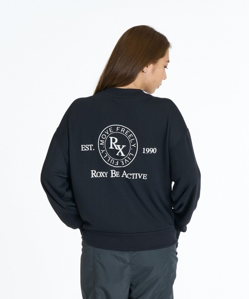 ROXY(ロキシー)の「ROXY FITNESS SIDEWALK PO サーモコントロール スウェットトップス /速乾/UVカット 【2026年秋冬モデル】/ロキシーバックプリントスウェット(スウェット・レディース・ブルー/オフホワイト/ブラック・SMALL/MEDIUM/LARGE)」の16枚目の写真