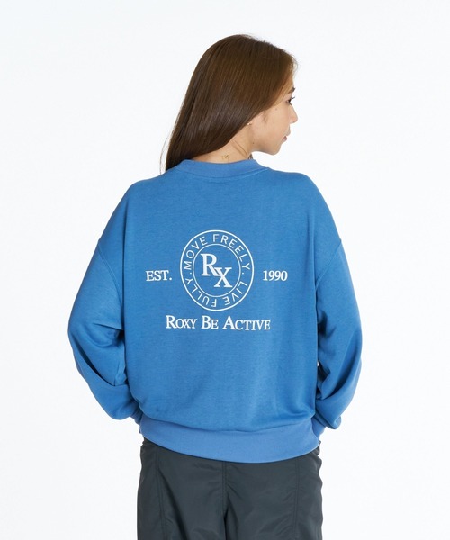 ROXY(ロキシー)の「ROXY FITNESS SIDEWALK PO サーモコントロール スウェットトップス /速乾/UVカット 【2026年秋冬モデル】/ロキシーバックプリントスウェット(スウェット・レディース・ブルー/オフホワイト/ブラック・SMALL/MEDIUM/LARGE)」の19枚目の写真