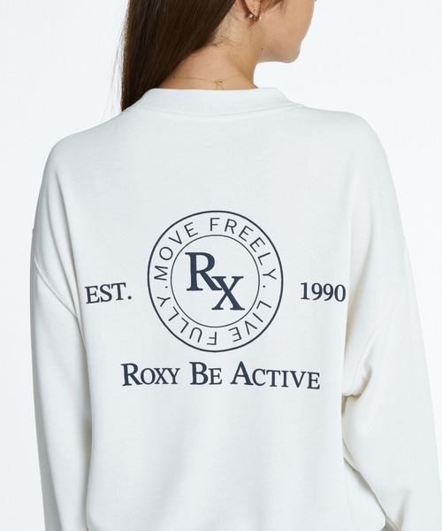 ROXY(ロキシー)の「ROXY FITNESS SIDEWALK PO サーモコントロール スウェットトップス /速乾/UVカット 【2026年秋冬モデル】/ロキシーバックプリントスウェット(スウェット・レディース・ブルー/オフホワイト/ブラック・SMALL/MEDIUM/LARGE)」の13枚目の写真
