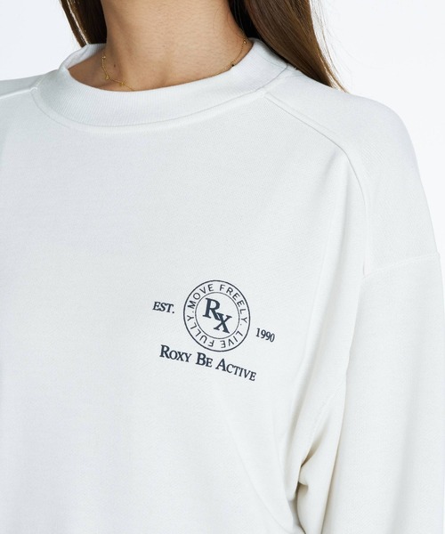 ROXY(ロキシー)の「ROXY FITNESS SIDEWALK PO サーモコントロール スウェットトップス /速乾/UVカット 【2026年秋冬モデル】/ロキシーバックプリントスウェット(スウェット・レディース・ブルー/オフホワイト/ブラック・SMALL/MEDIUM/LARGE)」の14枚目の写真