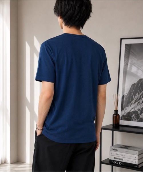 Bling Leads(ブリングリーズ)の「【Bls】 【ZM】【Bling Leads】シンプルV/N TEE(Tシャツ/カットソー・メンズ・ネイビー・FREE)」の3枚目の写真