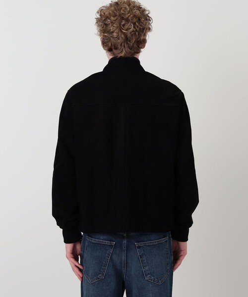 EMMETI(エンメティ)の「【別注】EMMETI JETI ラムスエード ジップアップブルゾン(ブルゾン・メンズ・グレイッシュベージュ/ブラック・M/S)」の15枚目の写真