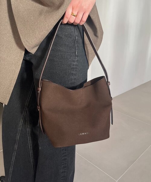 CAPRICIEUX LE'MAGE(カプリシューレマージュ)の「ミニワンハンドルバッグ(ハンドバッグ・レディース・ベージュ/ホワイト系その他/ブラウン・FREE)」の12枚目の写真